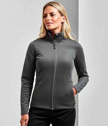 Premier Ladies Spun Dyed Recycled Zip Through Sweat Jacket - DGY - XXL